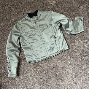 Harley Davidson Riding Jacket Size S Color Silver
